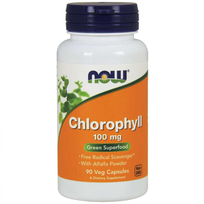 Klorofil 100 mg - NOW Foods