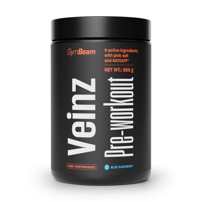Veinz Pre-workout - GymBeam 500 g - plava malina