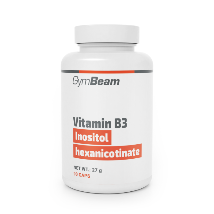 Flush-Free Niacin (Vitamin B3) - GymBeam 90 kaps.