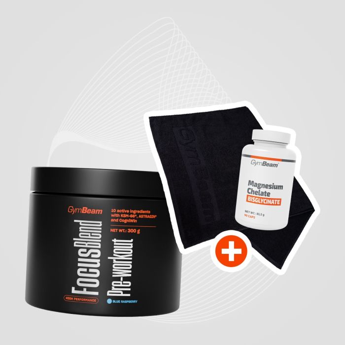 Focus Blend Pre-workout - GymBeam 300 g - wild cherry