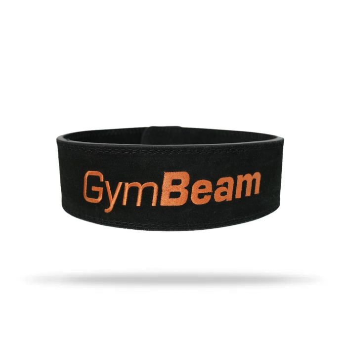 Remen za Podizanje Utega LEVER Black/Orange - GymBeam L