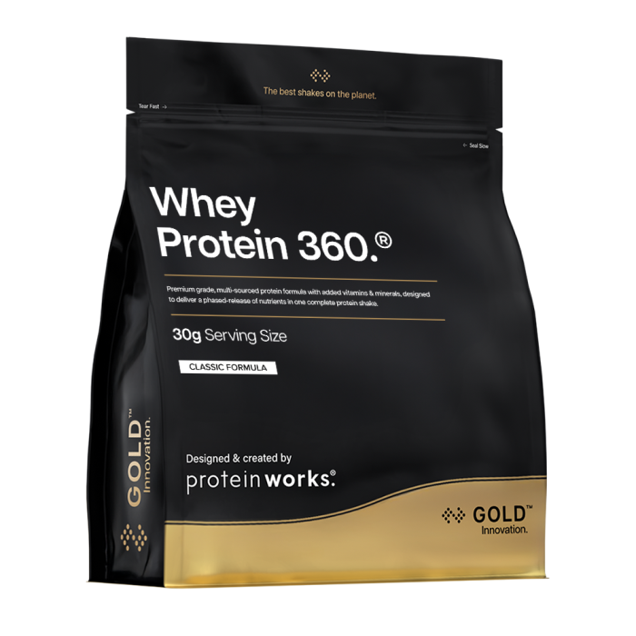 Whey Protein 360 ® - The Protein Works banana milkshake - 2400 g