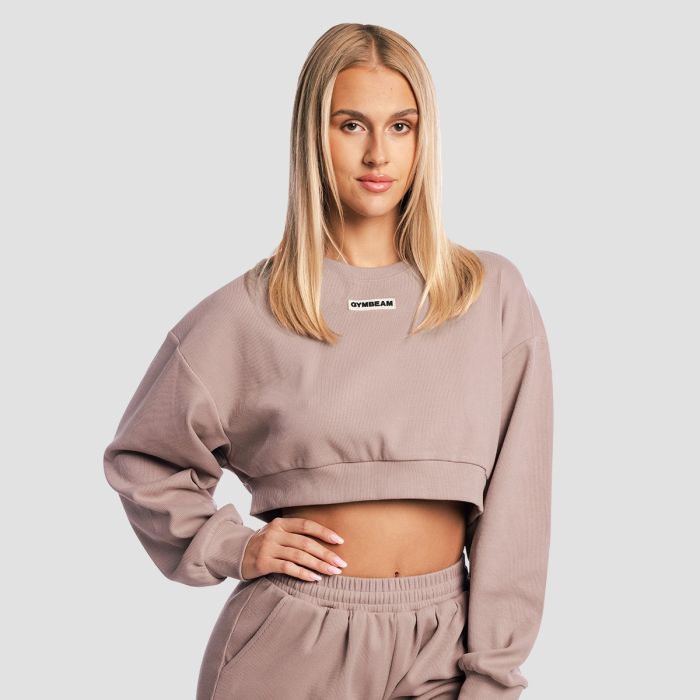 Ženska Cropped dukserica Aura Roux - GymBeam XL