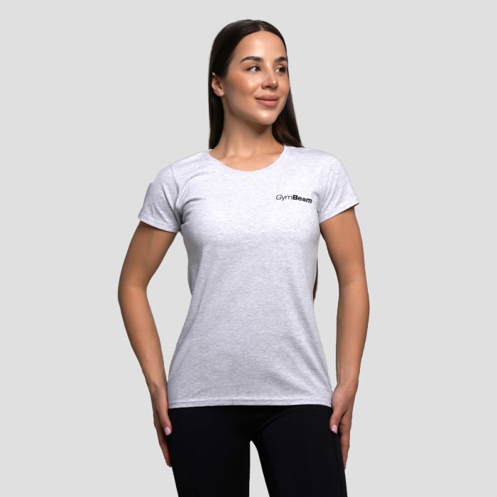 Ženska majica Basic Heather Grey - GymBeam S