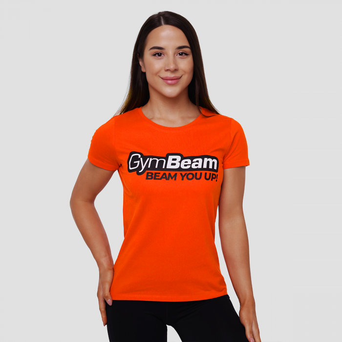 Ženska majica Beam Orange - GymBeam M