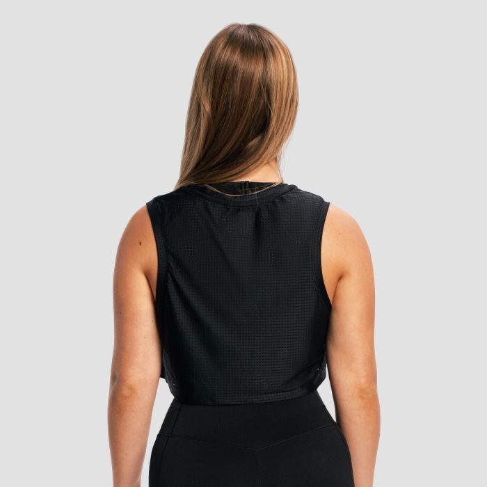 Ženska majica bez rukava Combat Black - GymBeam L