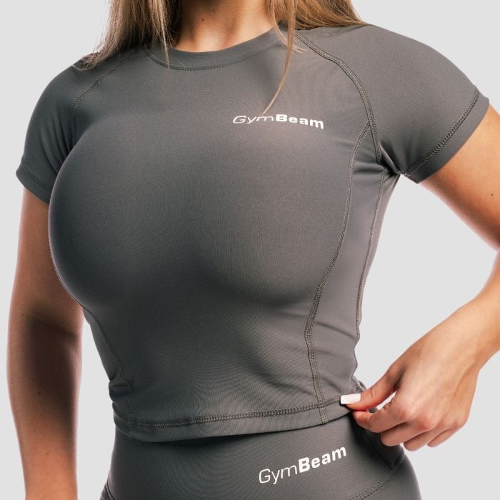 Ženski sportski Top Core Carbon - GymBeam XL