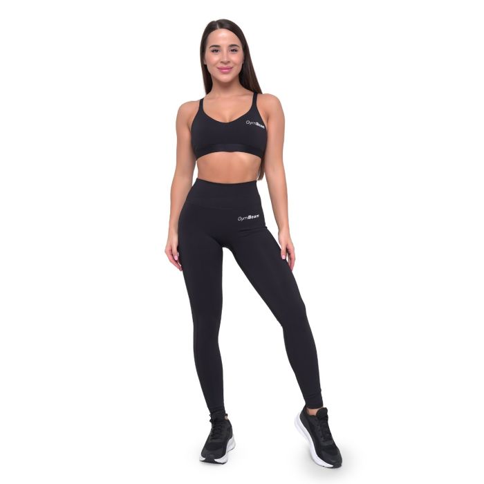 Ženske tajice Essence Black - GymBeam S