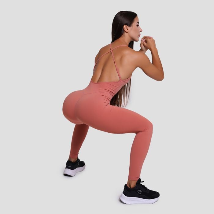Ženski kombinezon za vježbanje FIT Salmon - GymBeam S