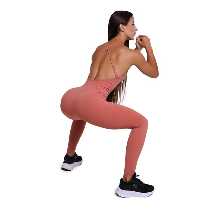 Ženski kombinezon za vježbanje FIT Salmon - GymBeam S