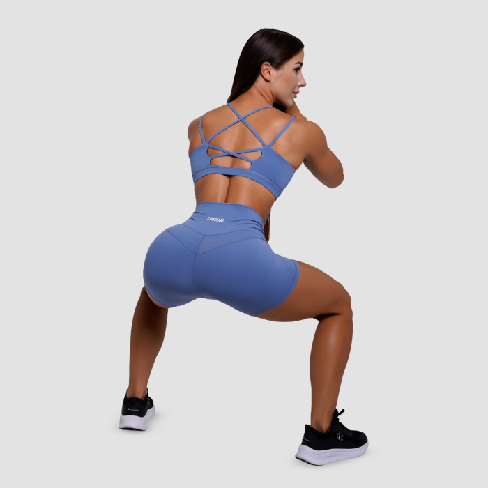 Ženske kratke hlače FIT Steel Blue - GymBeam S