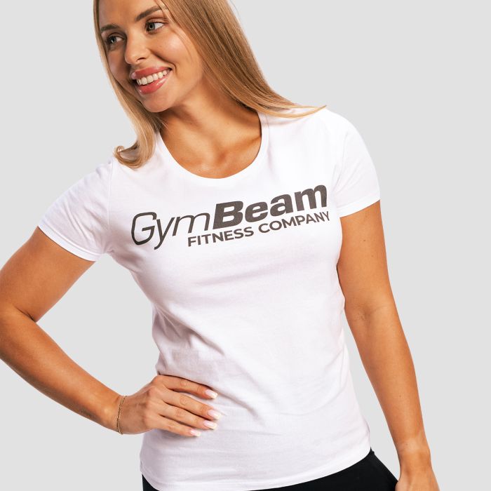 Ženska majica Fitness White - GymBeam XL