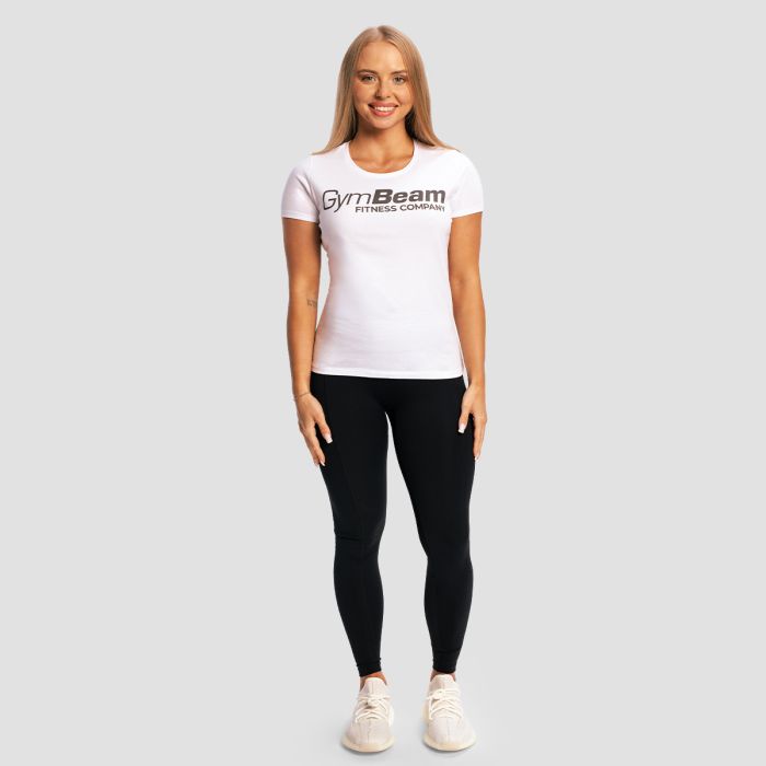Ženska majica Fitness White - GymBeam XL