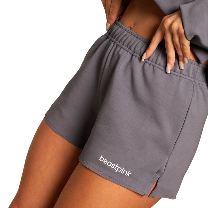 Ženske kratke hlačice Sweatshorts Grace Granite - BeastPink XS