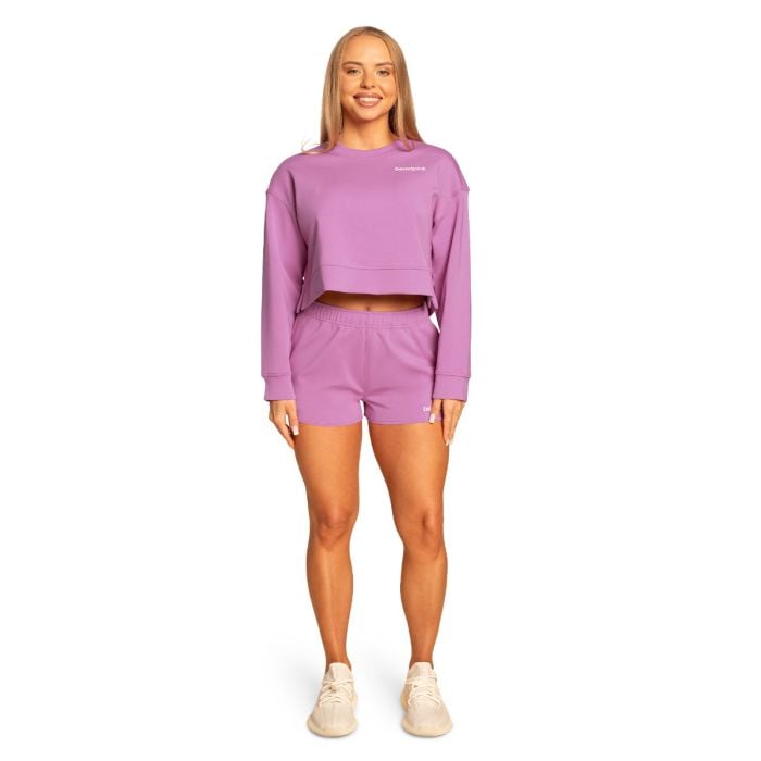 Ženske kratke hlačice Sweatshorts Grace Purple - BeastPink XL