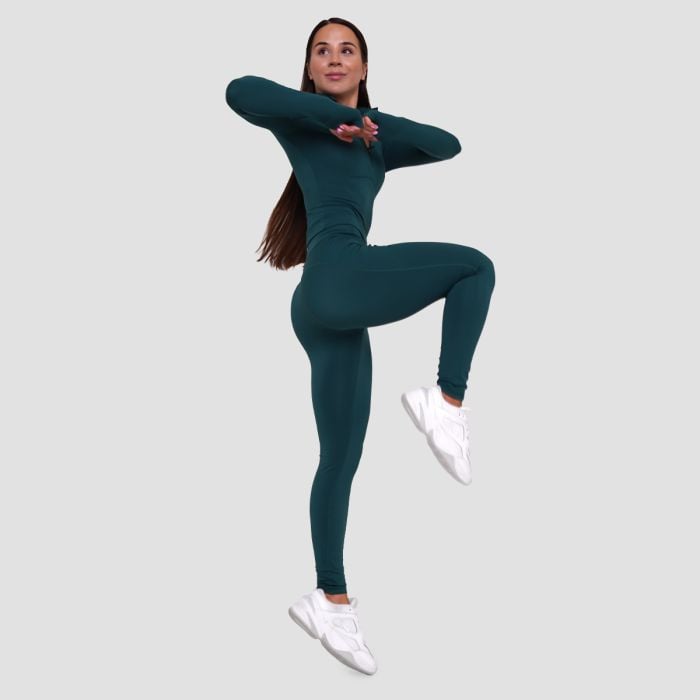 Ženska sportska majica Ignite Dark Green - GymBeam M