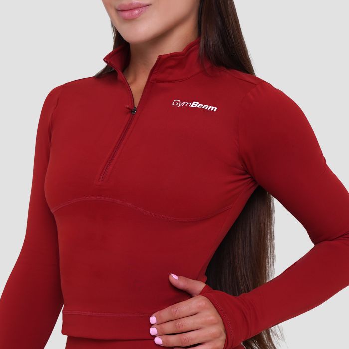 Ženska sportska majica Ignite Dark Red - GymBeam S
