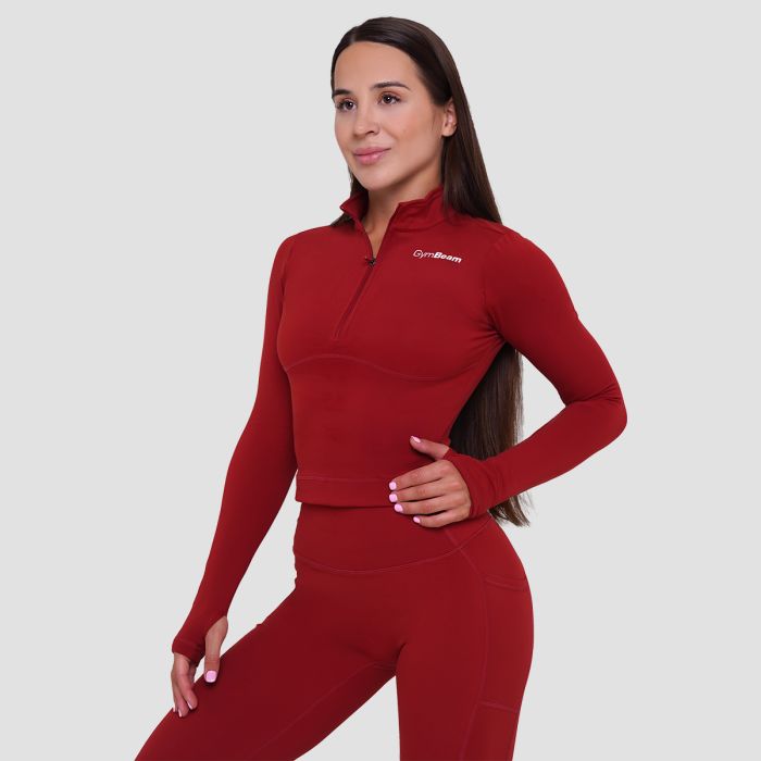 Ženska sportska majica Ignite Dark Red - GymBeam S