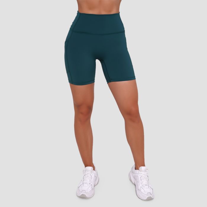 Ženske kratke hlače Ignite Dark Green - GymBeam XL