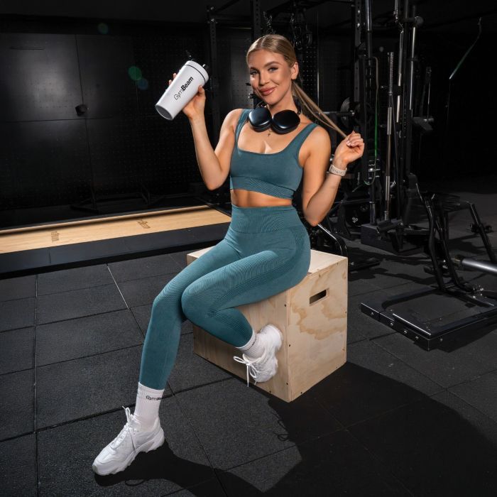 Sportski grudnjak Lift Seamless Petrol - GymBeam M
