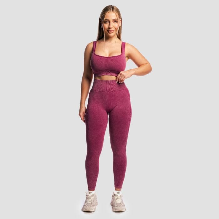 Ženske tajice Lift Seamless Plum - GymBeam M