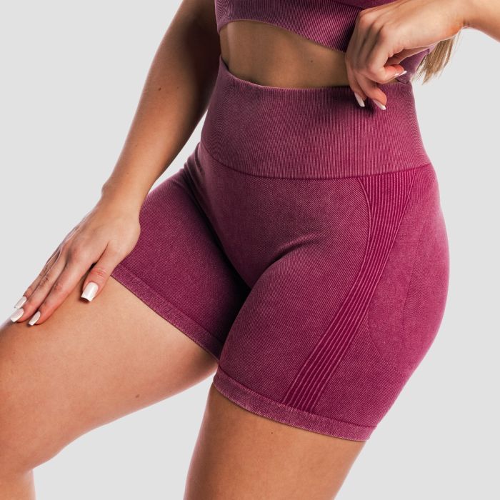 Ženske kratke hlače Lift Seamless Plum - GymBeam XS