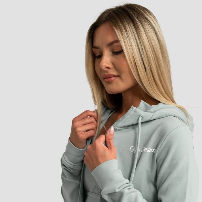 Ženska dukserica Limitless Zip Up Eucalypt - GymBeam S