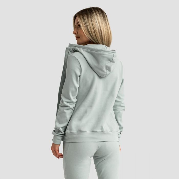 Ženska dukserica Limitless Zip Up Eucalypt - GymBeam S