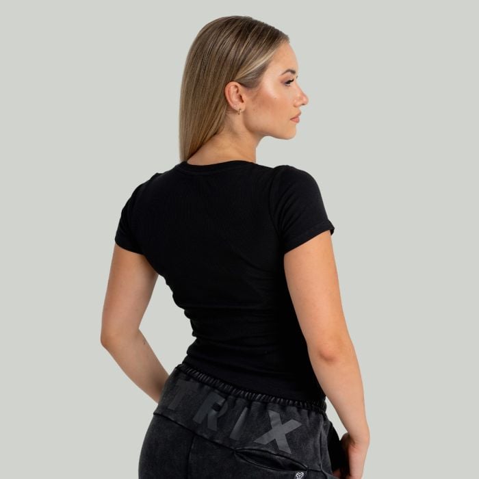 Ženska majica Ribbed Black - STRIX L