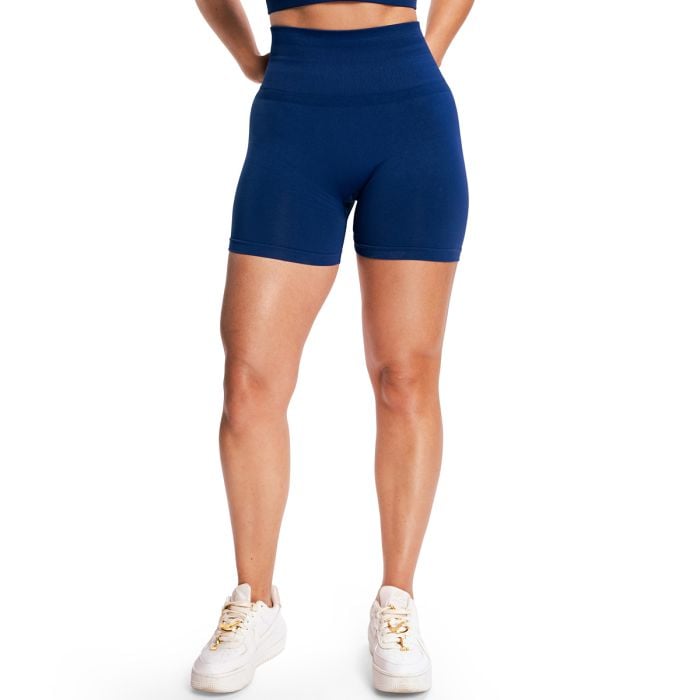 Ženske kratke hlače Sculpt Seamless Navy - GymBeam S