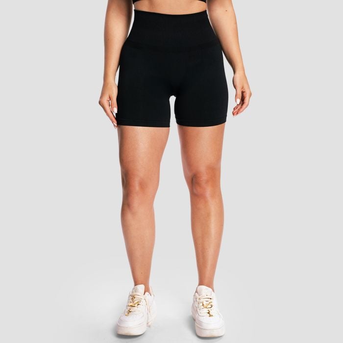 Ženske kratke hlače Sculpt Seamless Black - GymBeam S