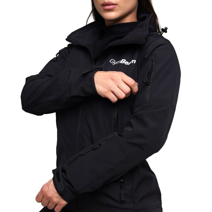 Ženska softshell jakna Black - GymBeam L