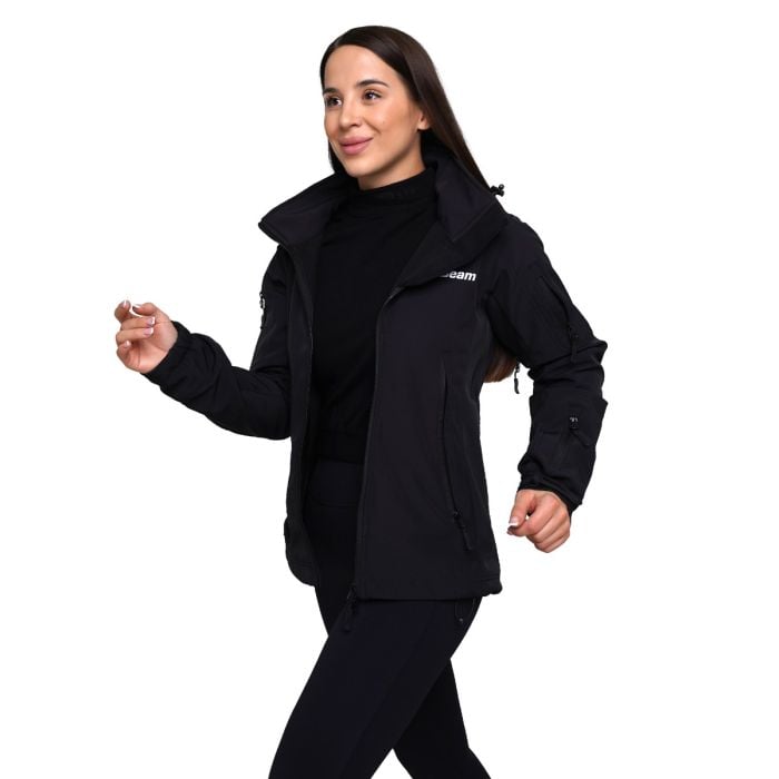 Ženska softshell jakna Black - GymBeam L