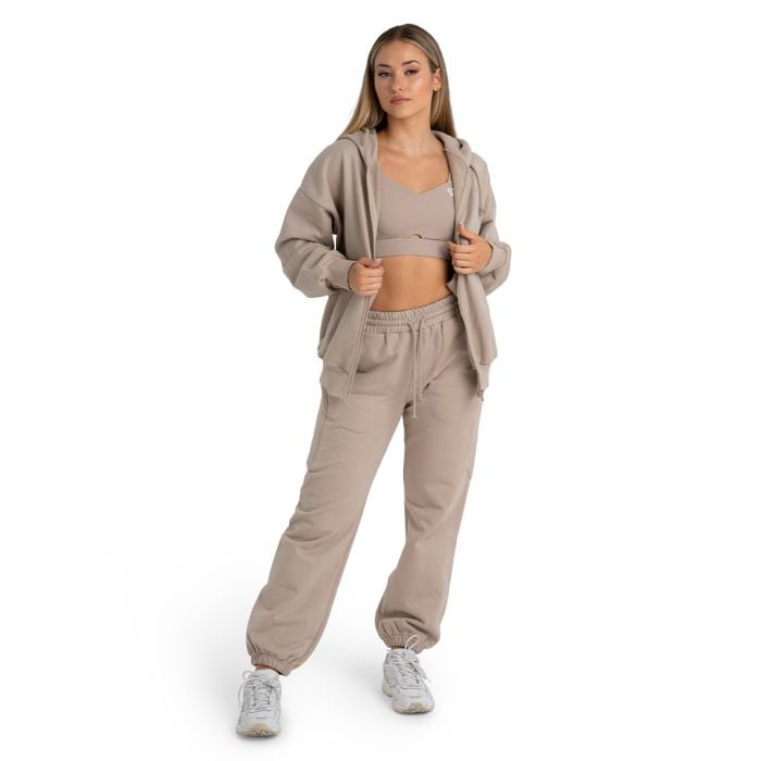 Ženska dukserica Zip Up Taupe - STRIX L