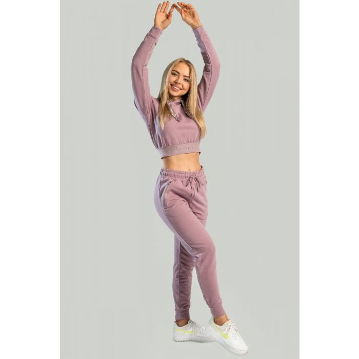 Ženska dukserica Essential Cropped Mauve – STRIX L