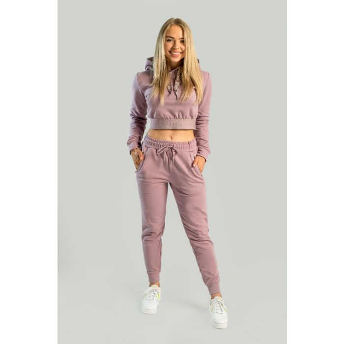 Ženska dukserica Essential Cropped Mauve – STRIX L