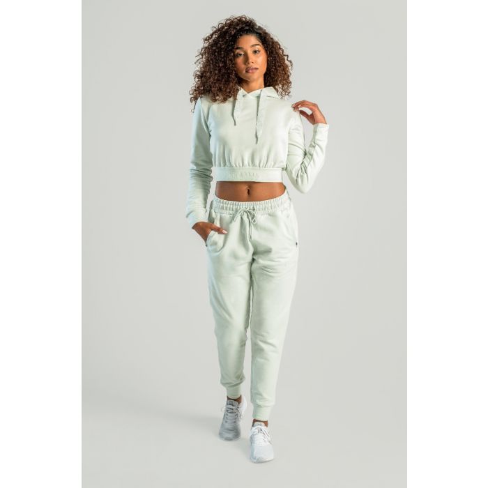 Ženska dukserica Essential Cropped Moon Grey – STRIX S