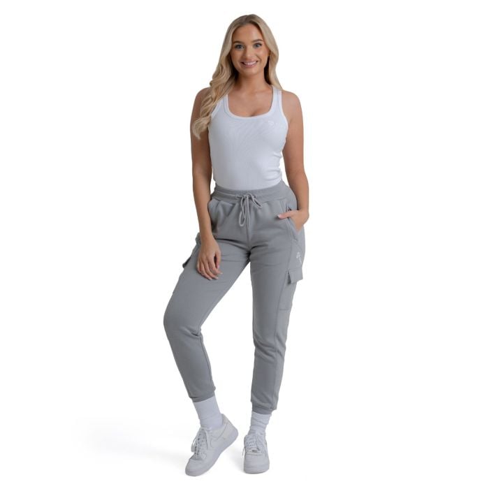 Ženska majica bez rukava Ribbed White - STRIX L