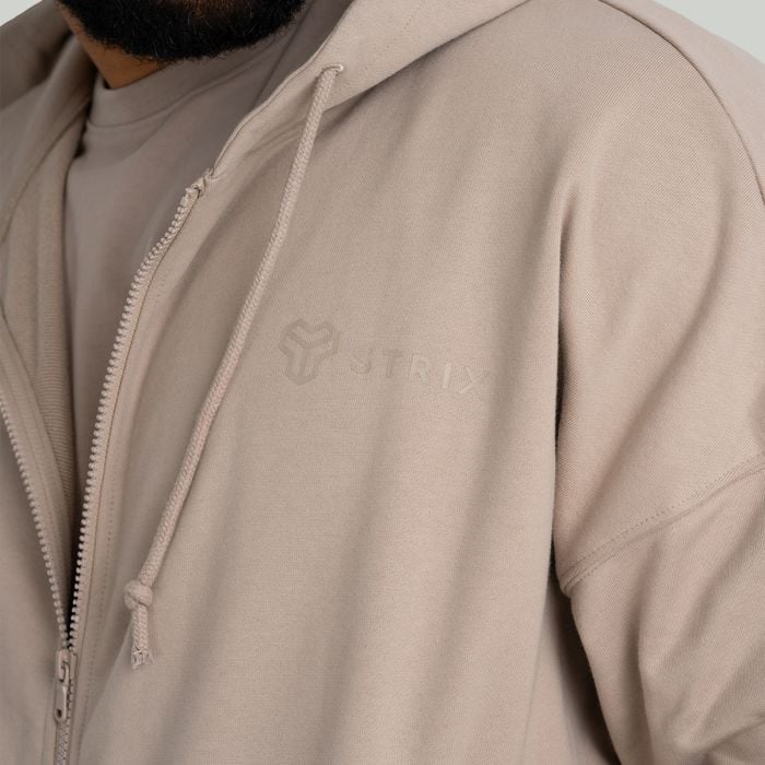 Muška dukserica Zip Up Taupe - STRIX XL
