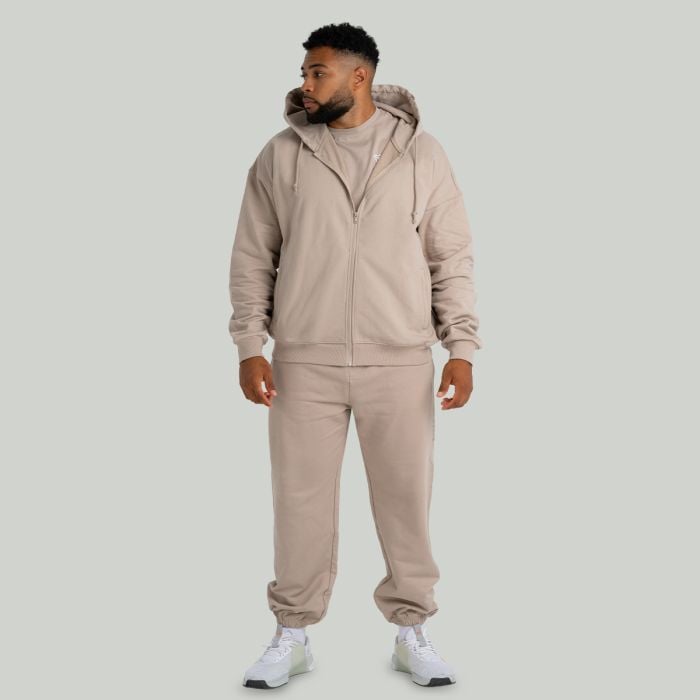 Muška dukserica Zip Up Taupe - STRIX XL