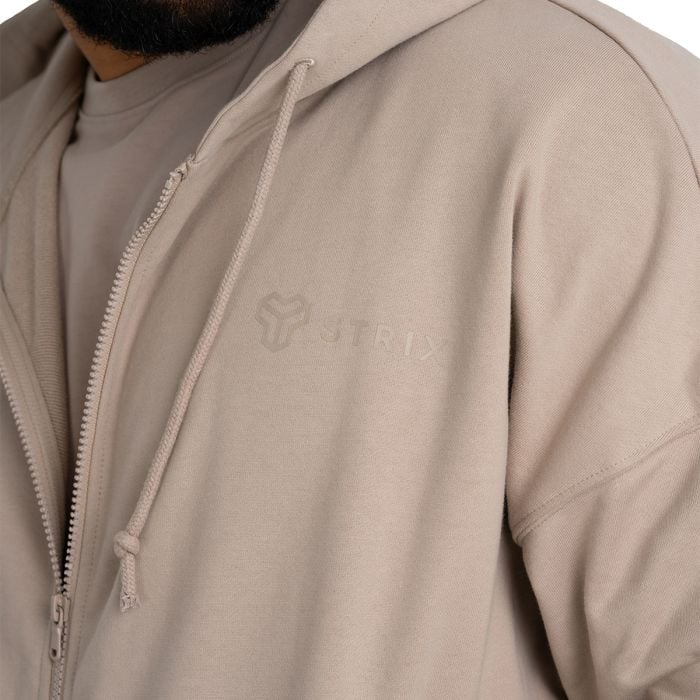 Muška dukserica Zip Up Taupe - STRIX XL