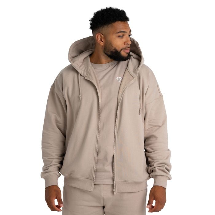 Muška dukserica Zip Up Taupe - STRIX XL