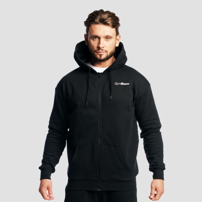 Muška dukserica Zone Zip Up Black - GymBeam M
