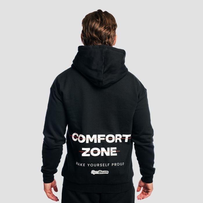 Muška dukserica Zone Zip Up Black - GymBeam M