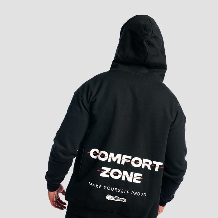 Muška dukserica Zone Zip Up Black - GymBeam M