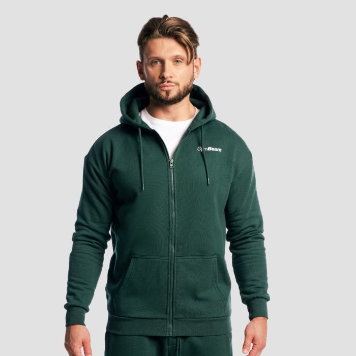 Muška dukserica Zone Zip Up Forest - GymBeam L