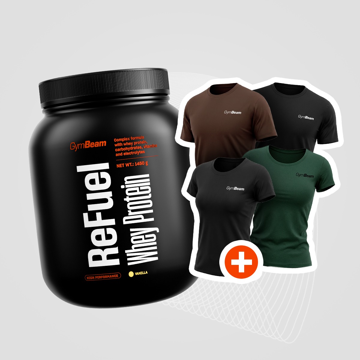 ReFuel Whey Protein - GymBeam + gifts