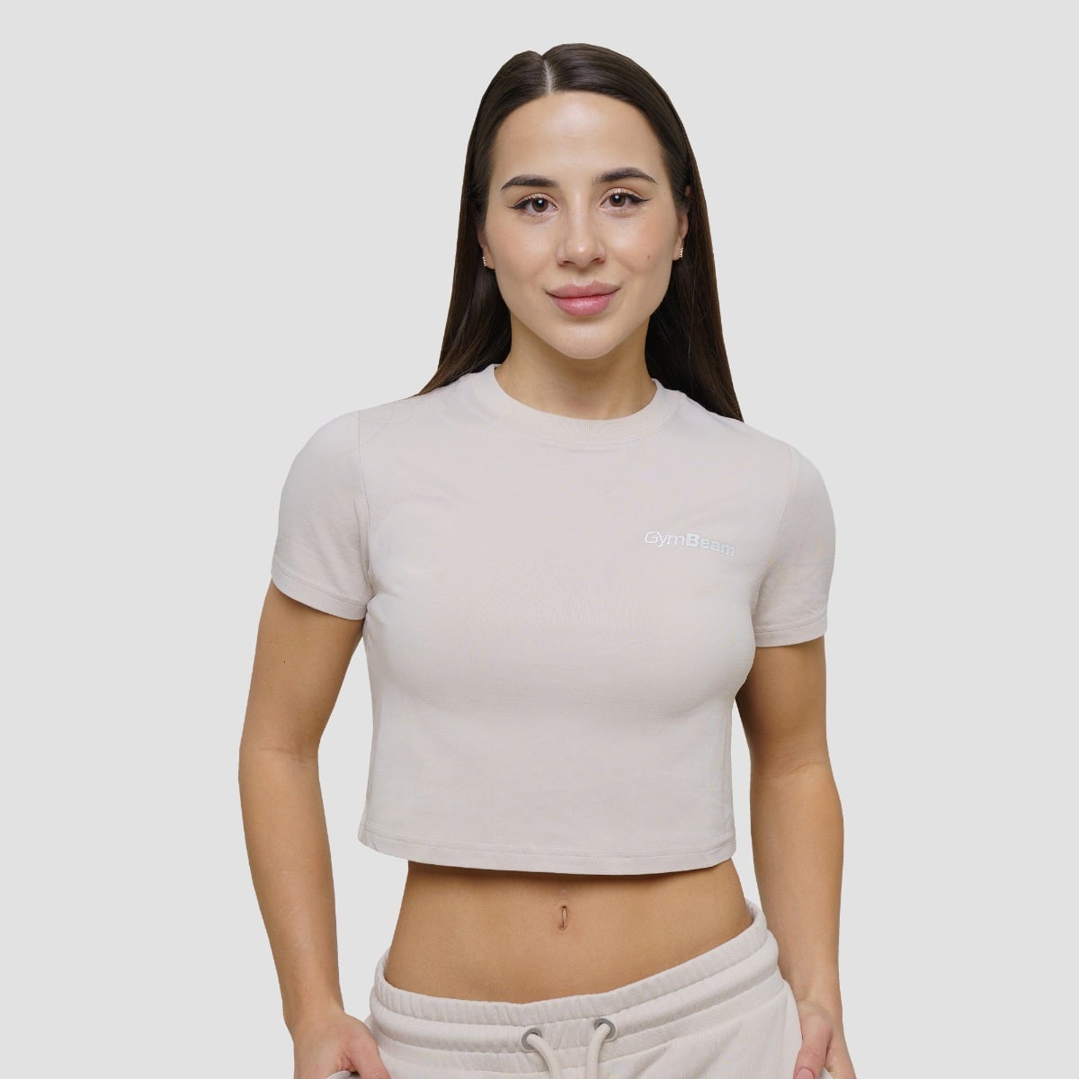 Ženska majica Agile Cropped Desert - GymBeam