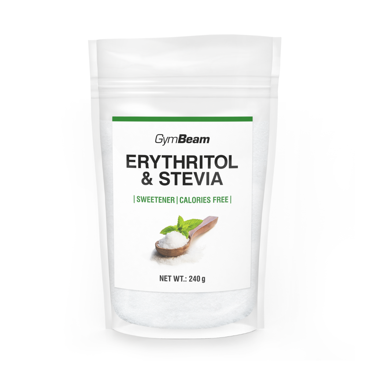 Zaslađivač Erytritol & Stevia - GymBeam