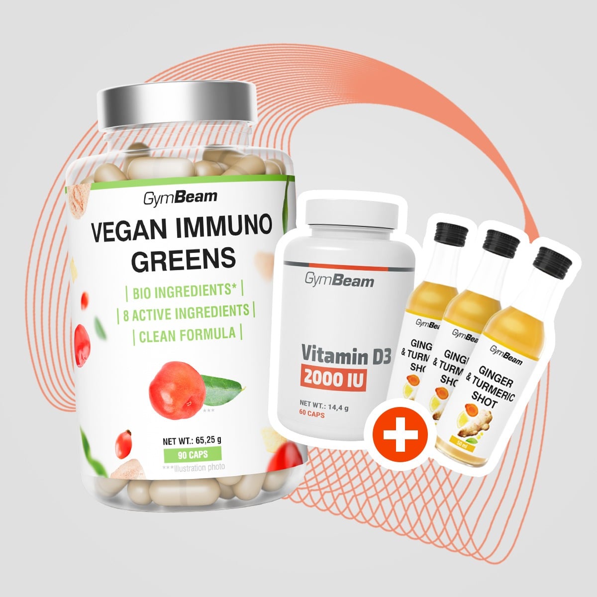 Vegan Immuno Greens - GymBeam + pokloni